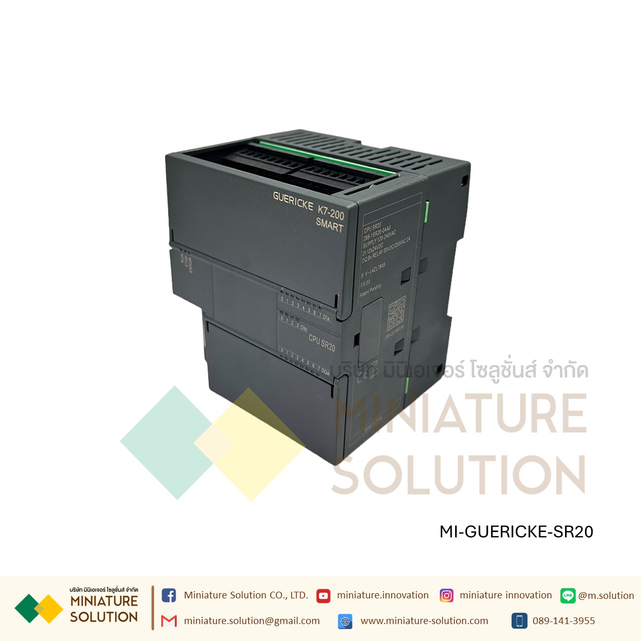 GUERICKE SEMEN K7-200 SMART CPU SR30PLUS S7-200 SMART Support STEP 7 MICRO/WIN SMART (SR20)