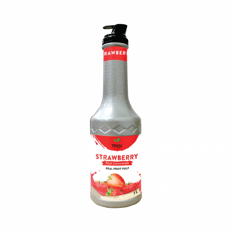 Tenju Fruit Concentrate Strawberry 1 Lt.. เท็นจู น้ำผลไม้เข้มข้น รสสตรอเบอรี่ 1 ลิตร (05-8483)