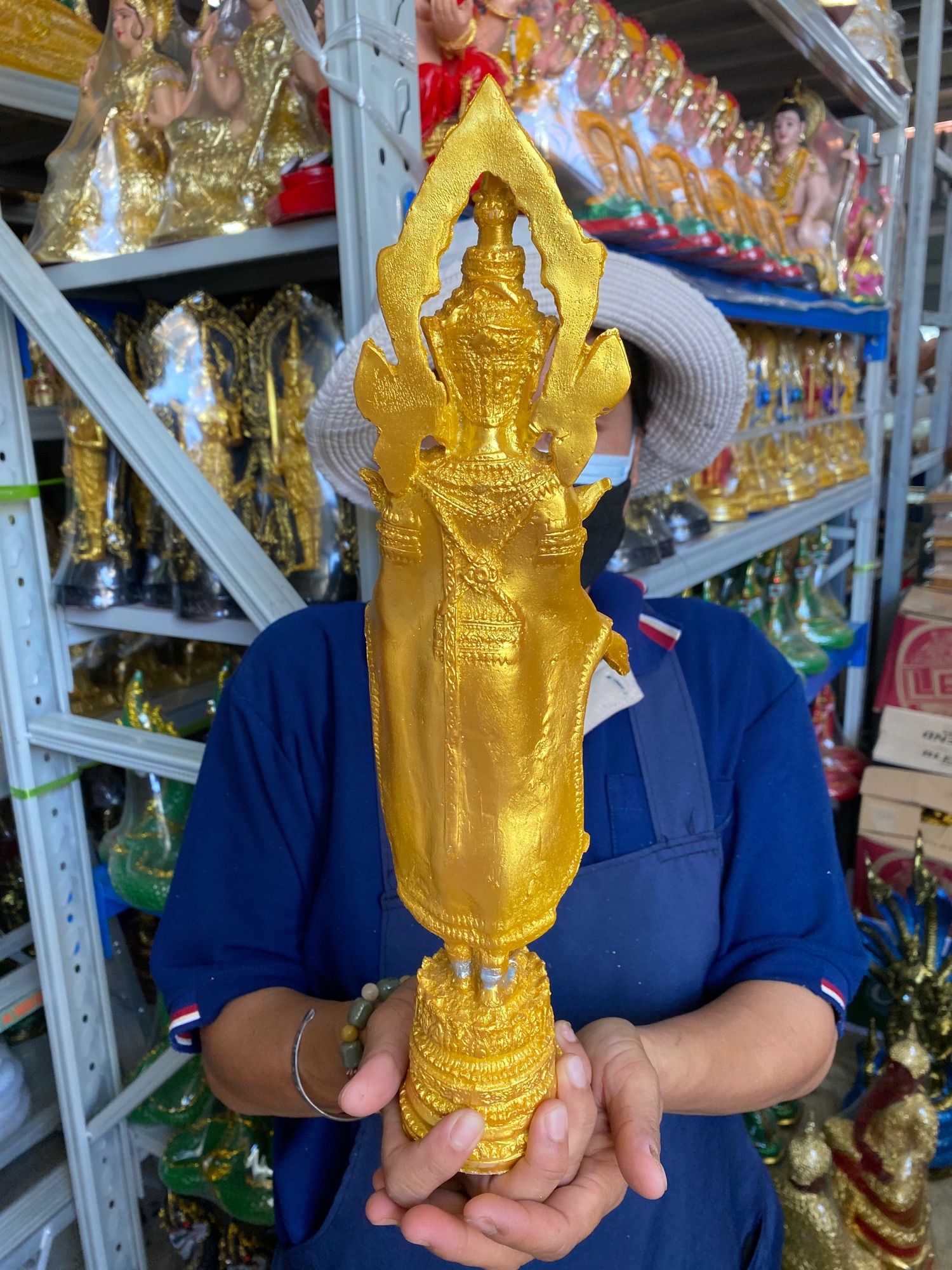 พระปางเปิดโลก พระพุทธเจ้าปางเปิดโลก สูง 15 นิ้ว