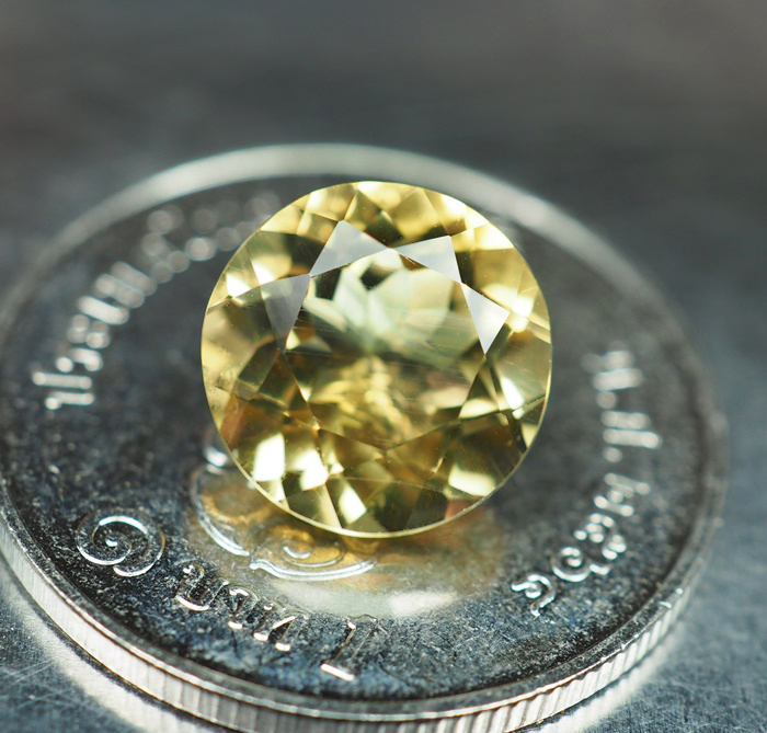 พลอยซิทริน (Citrine) 1.24 กะรัต