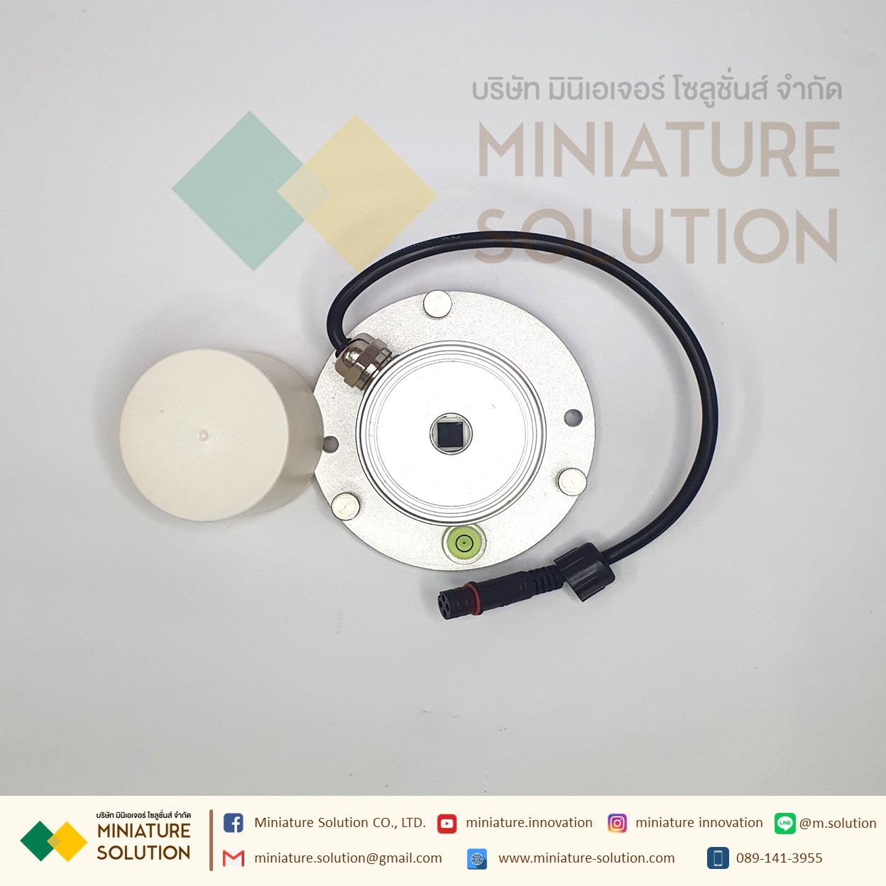 Aluminum shell UV transmitter UV sensor OUTPUT RS485 เซ็นเซอร์วัดแสงยูวีส่งค่าออกเป็น RS485 Ultraviolet Sensor Sunlight Intensity Transmitter High Precision UV Index Test Ultraviolet Detector (VMS-300AL-UV-N01) (0 ~ 15mW /cm2)