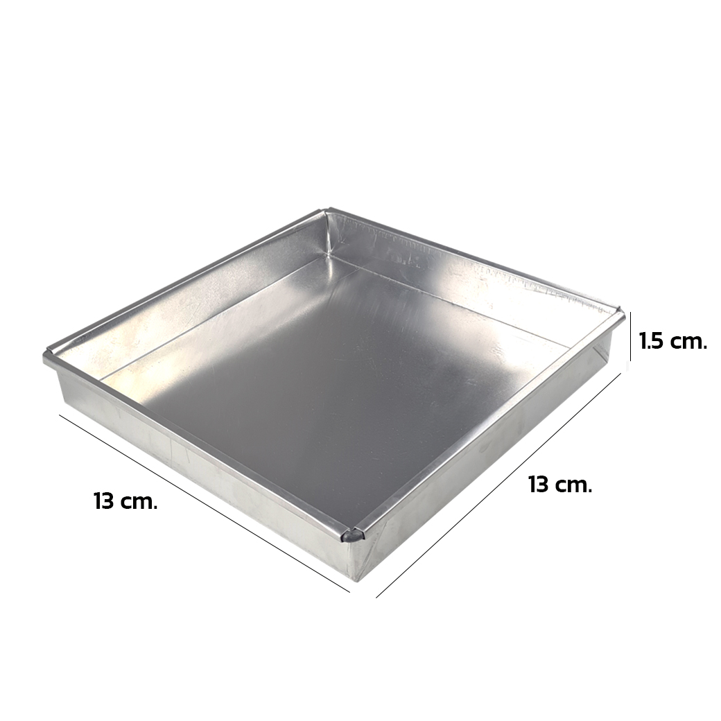 ถาดอลูมิเนียม ขนาด 13 x 13 x 1.5 นิ้ว หนา 28 Aluminium ฺBaking Pan 13x13 x 1.5 Inches (11-0075)