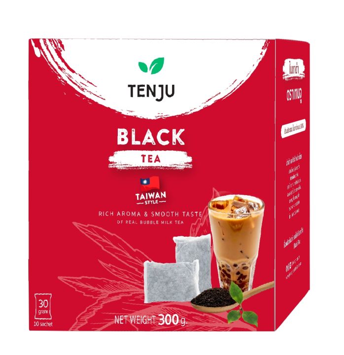 Tenju Loose Tea-Black Tea in Sachet 300 g. ใบชาไต้หวัน ชนิดซอง (30g.x10)(05-8478)