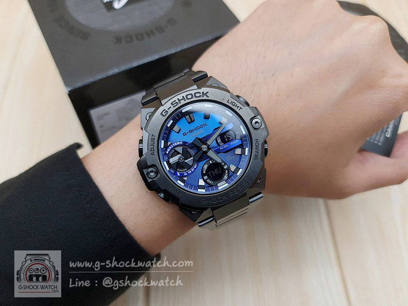 CASIO G-SHOCK นาฬิกาข้อมือ นาฬิกากันน้ำ นาฬิกาของแท้ ประกันศูนย์ CMG 1 ปี รุ่น GST-B400BD-1A2