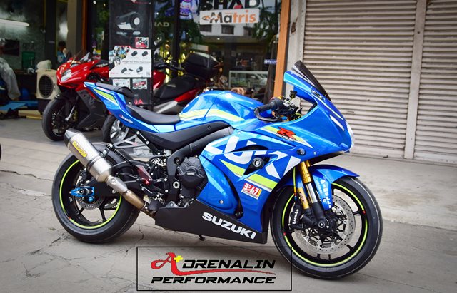 GB RACING - ครอบเครื่องกันเครื่อง(SET) ซ้าย-ขวา สำหรับ GSX-R1000 L7+