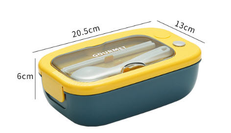 กล่องข้าว,กล่องใส่ข้าวพลาสติก,กล่องใส่ข้าวพร้อมช้อนตะเกียบ