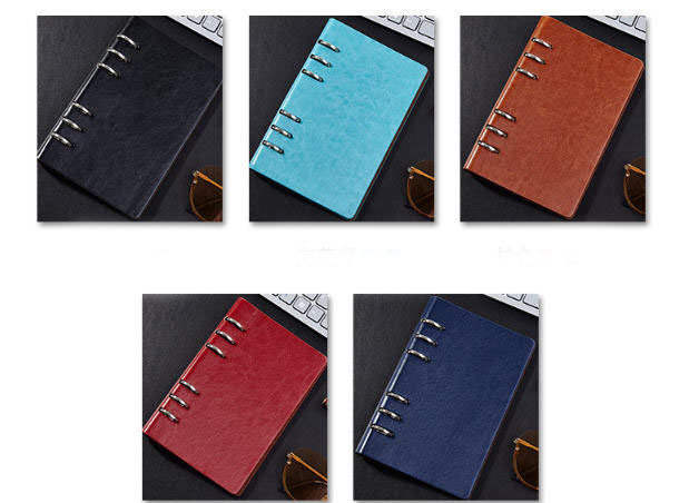 สมุดโน้ตสันห่วงเหล็ก,สมุดโน้ต,รับทำสมุดโน้ต,สกรีนโลโก้,A6,ราคาถูก,ขนาด125*188mm