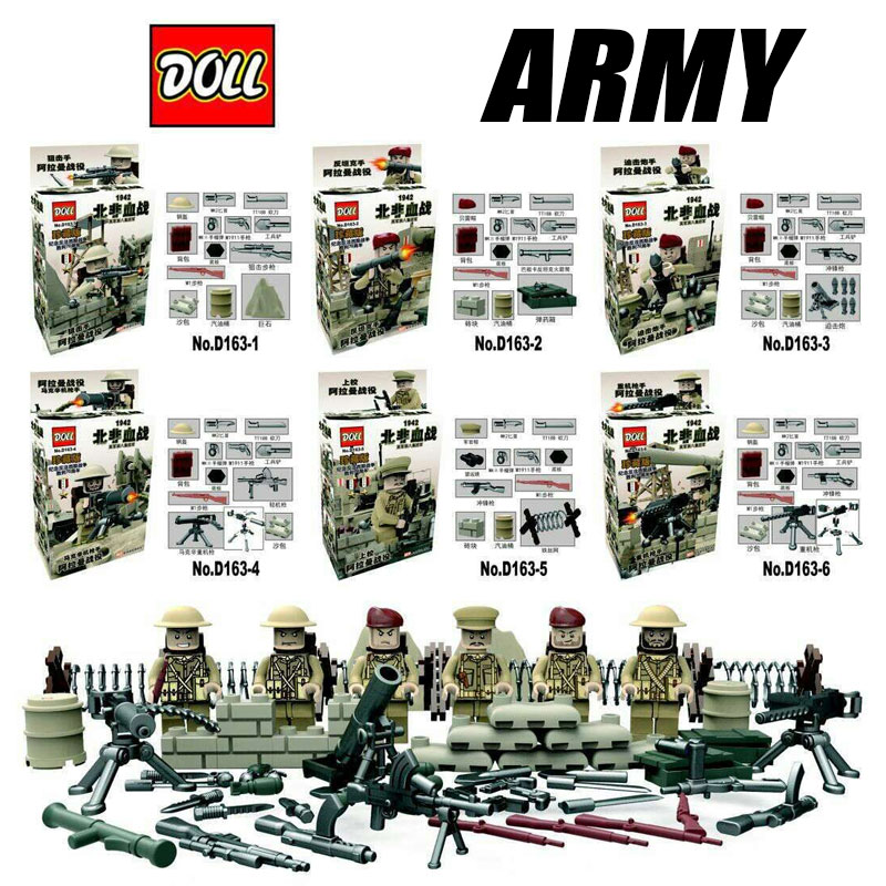 เลโก้จีน Doll no.D163 ชุด สงครามโลก ทหารอังกฤษ