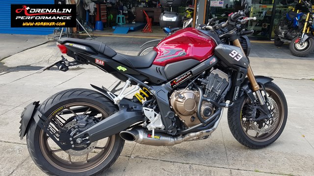 ท่อ Akrapovic full system (Titanium) สำหรับ CB 650 R 2019+ (For Exhibition only)