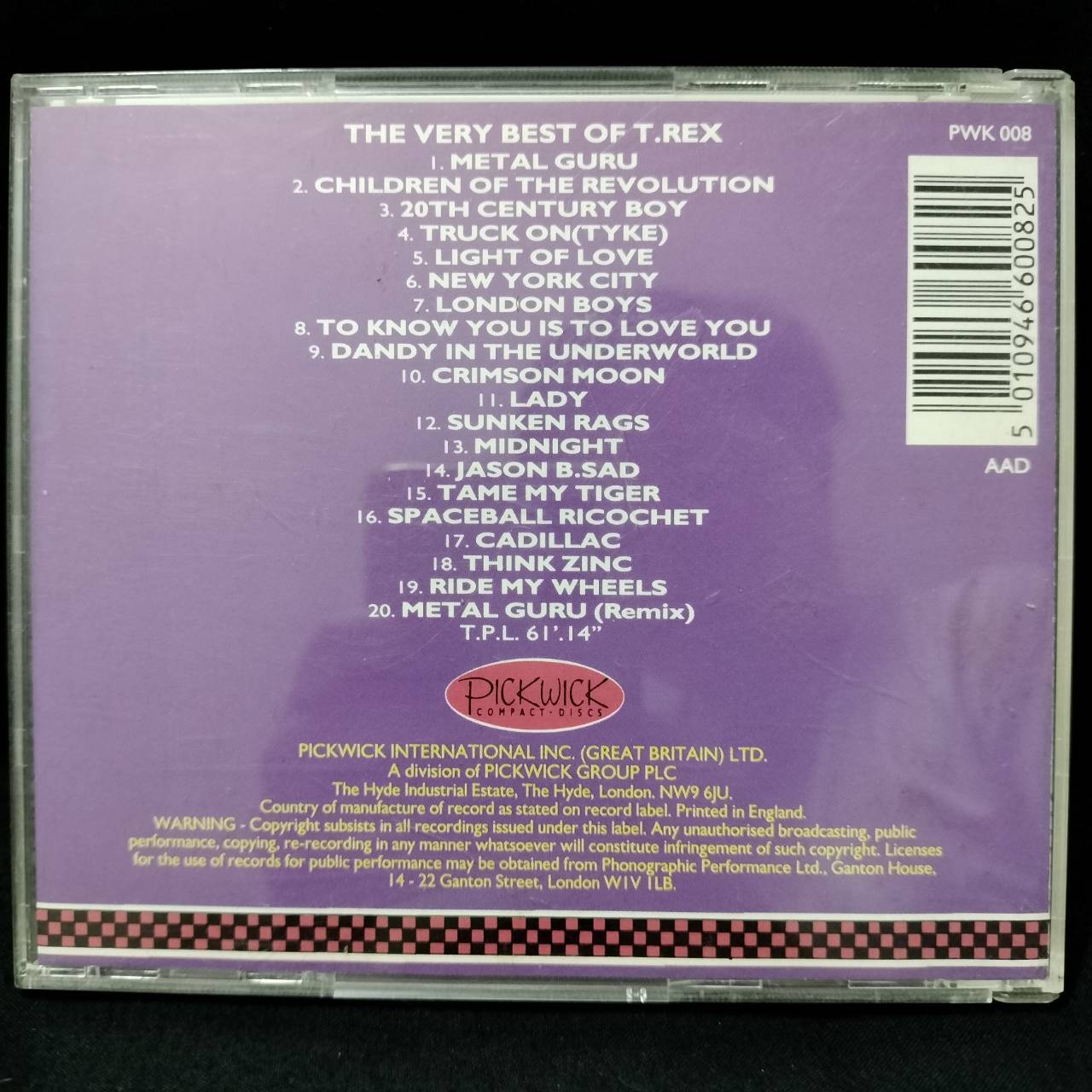 T. Rex – The Very Best Of T.Rex / FRANCE / แผ่นดี