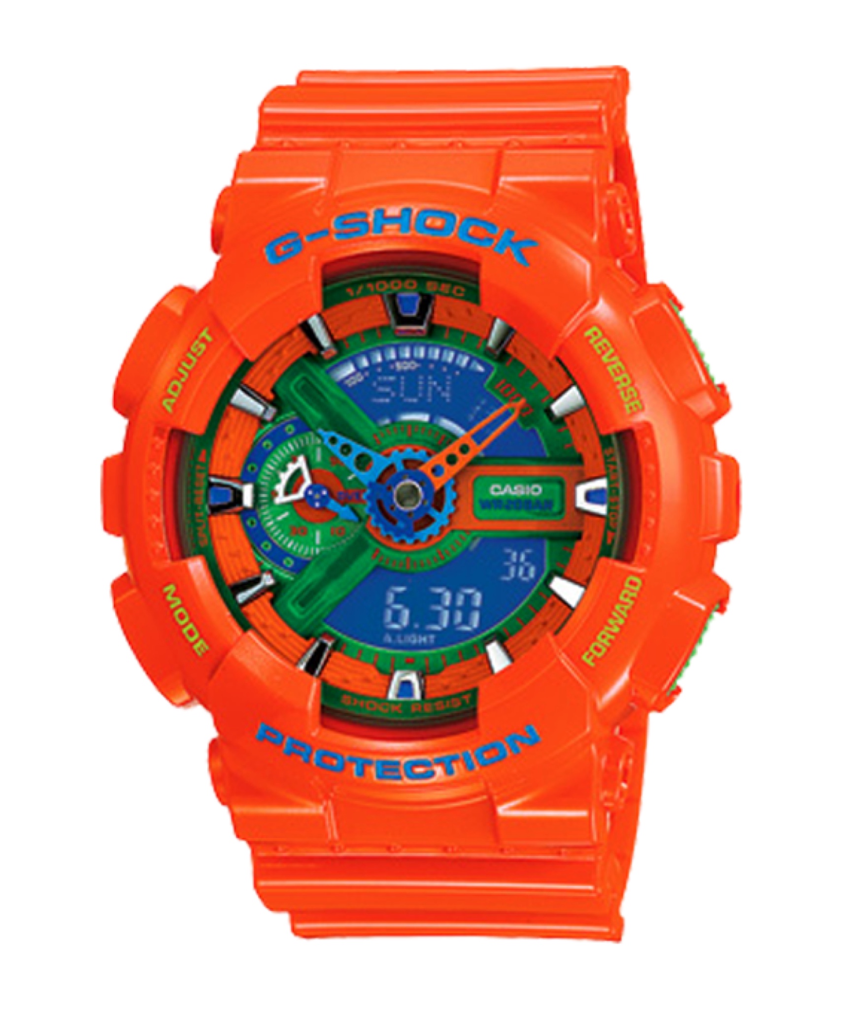 CASIO G-SHOCK นาฬิกาข้อมือ นาฬิกากันน้ำ นาฬิกาของแท้ ประกันศูนย์ CMG 1 ปี รุ่น GA-110A-4DR