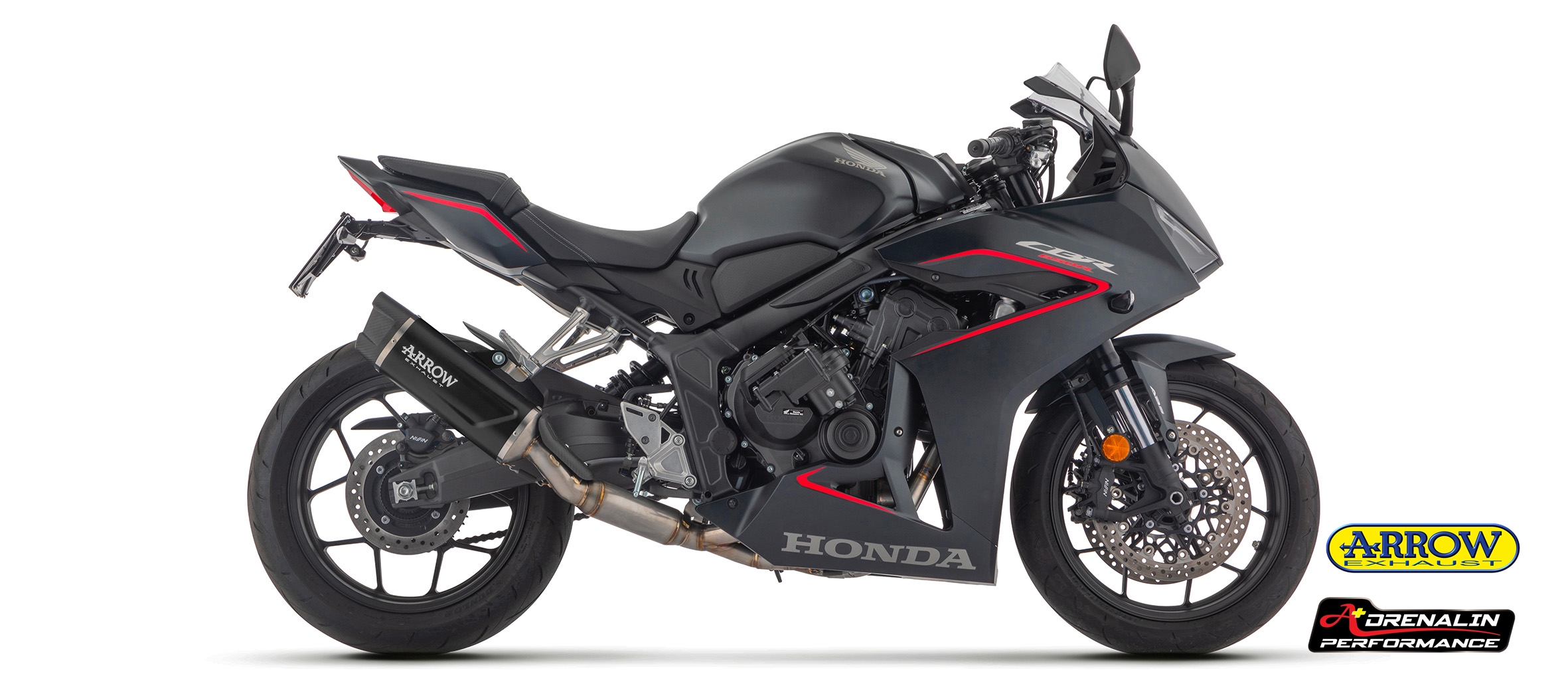 ท่อ Arrow Full System รุ่น indy race 2024 สำหรับ CB650R CBR650R 2024+ e-clutch (for exhibition only)