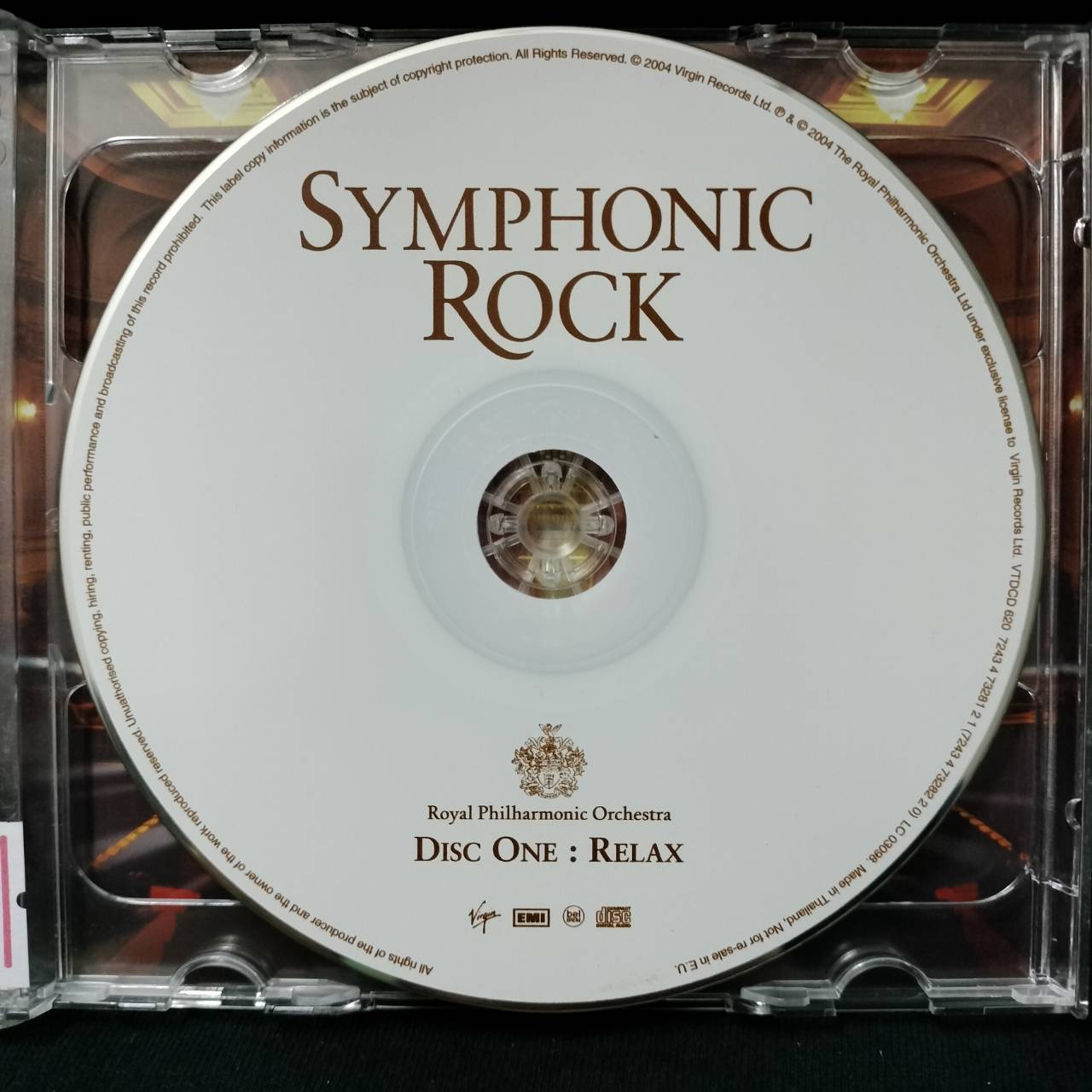 The Royal Philharmonic Orchestra – Symphonic Rock / THAILAND / 2CD / แผ่นสภาพนางฟ้า