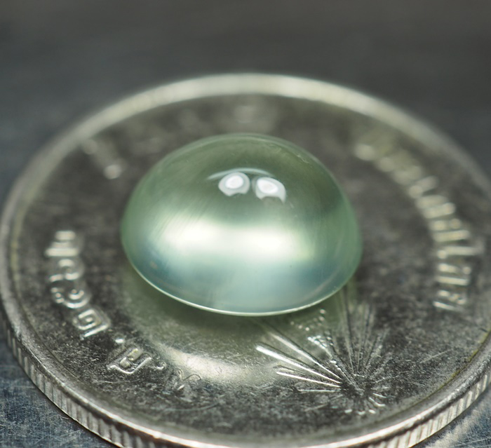 พรีไนท์สีเขียวสวย (Prehnite) 2.60 กะรัต