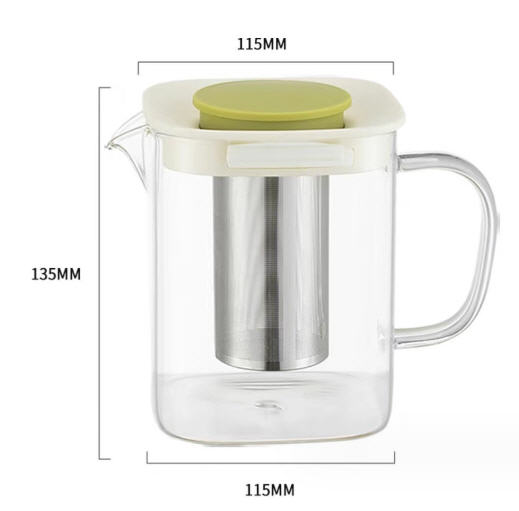 แก้วชงชาพร้อมที่กรอง,เหยือกชงชาพร้อมที่กรอง,1,000ml