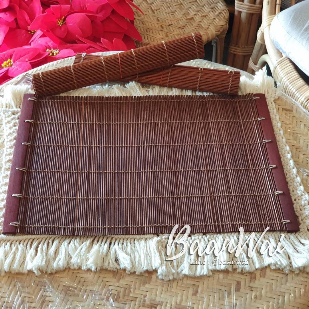 แผ่นรองจานไม้ไผ่