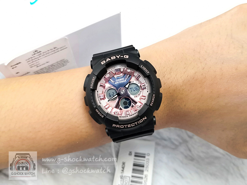 CASIO BABY-G นาฬิกาข้อมือ นาฬิกากันน้ำ นาฬิกาของแท้ ประกันศูนย์ CMG 1 ปี รุ่น BA-130-1A4