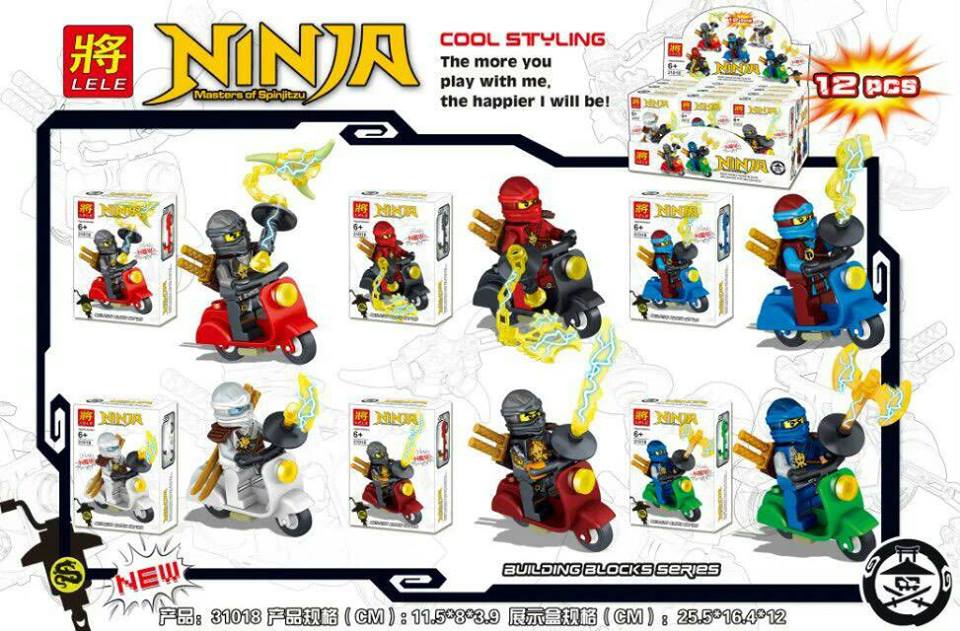 เลโก้จีน LELE31018 ชุด Ninja Go+สกู๊ตเตอร์