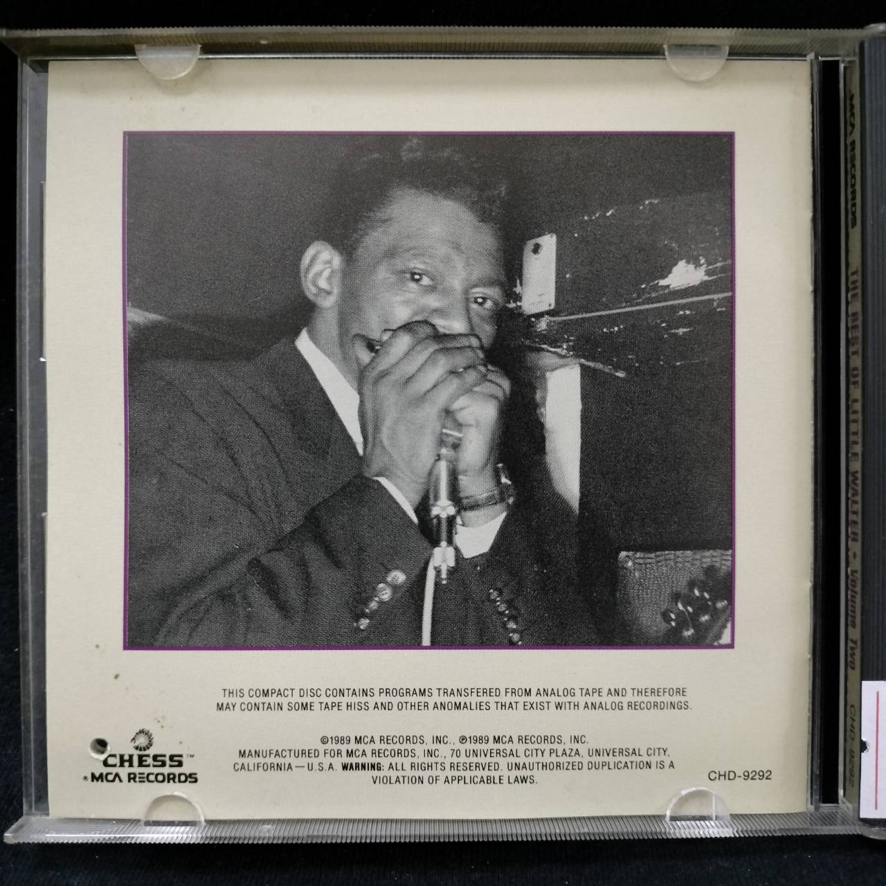 Little Walter – The Best Of Little Walter Volume Two / USA / ปกเจาะ / แผ่นดี