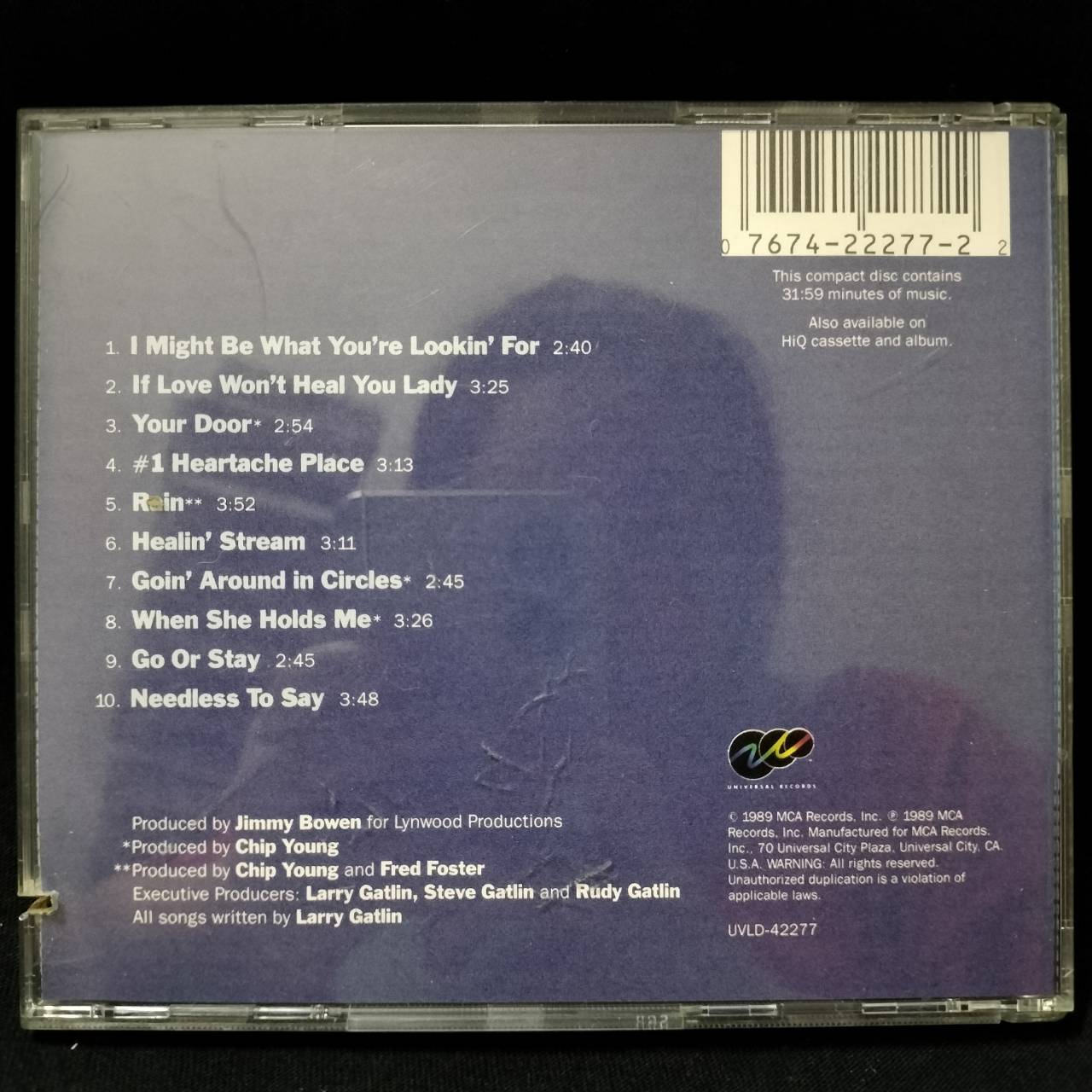 Larry Gatlin & The Gatlin Brothers – Pure N' Simple / USA / เจาะสันกล่อง / แผ่นดี