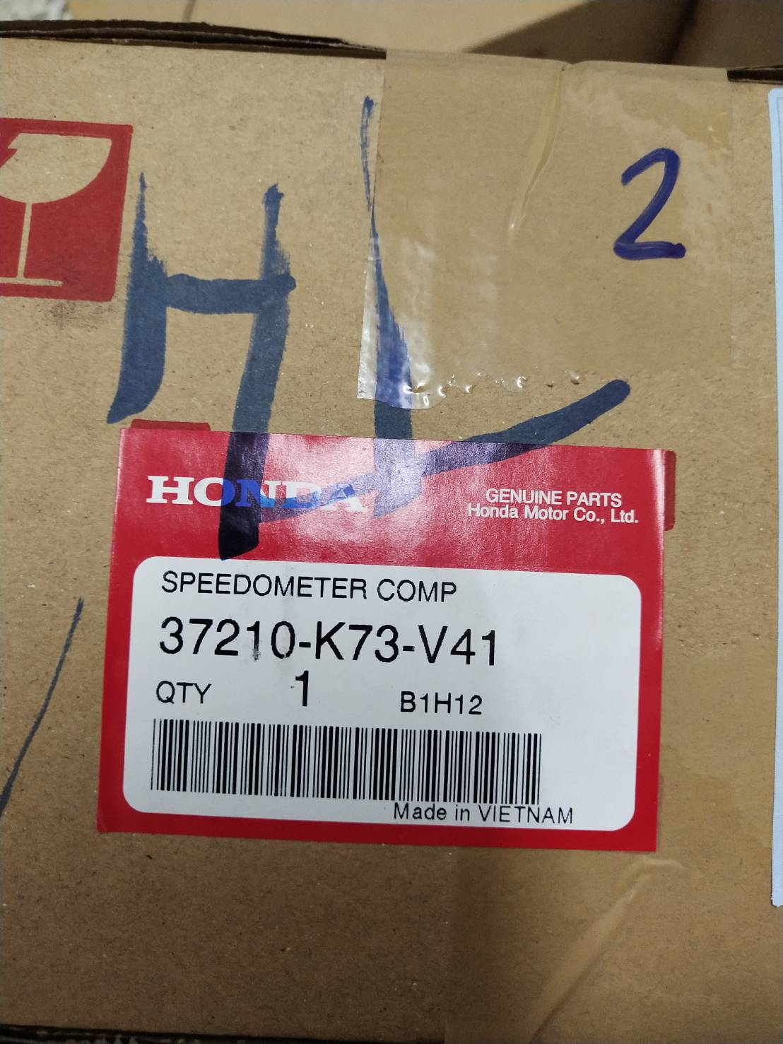 37210-K73-V41 ชุดมาตรวัด AFS125MSFK TH WAVE125i 2016-2020 อะไหล่แท้ HONDA