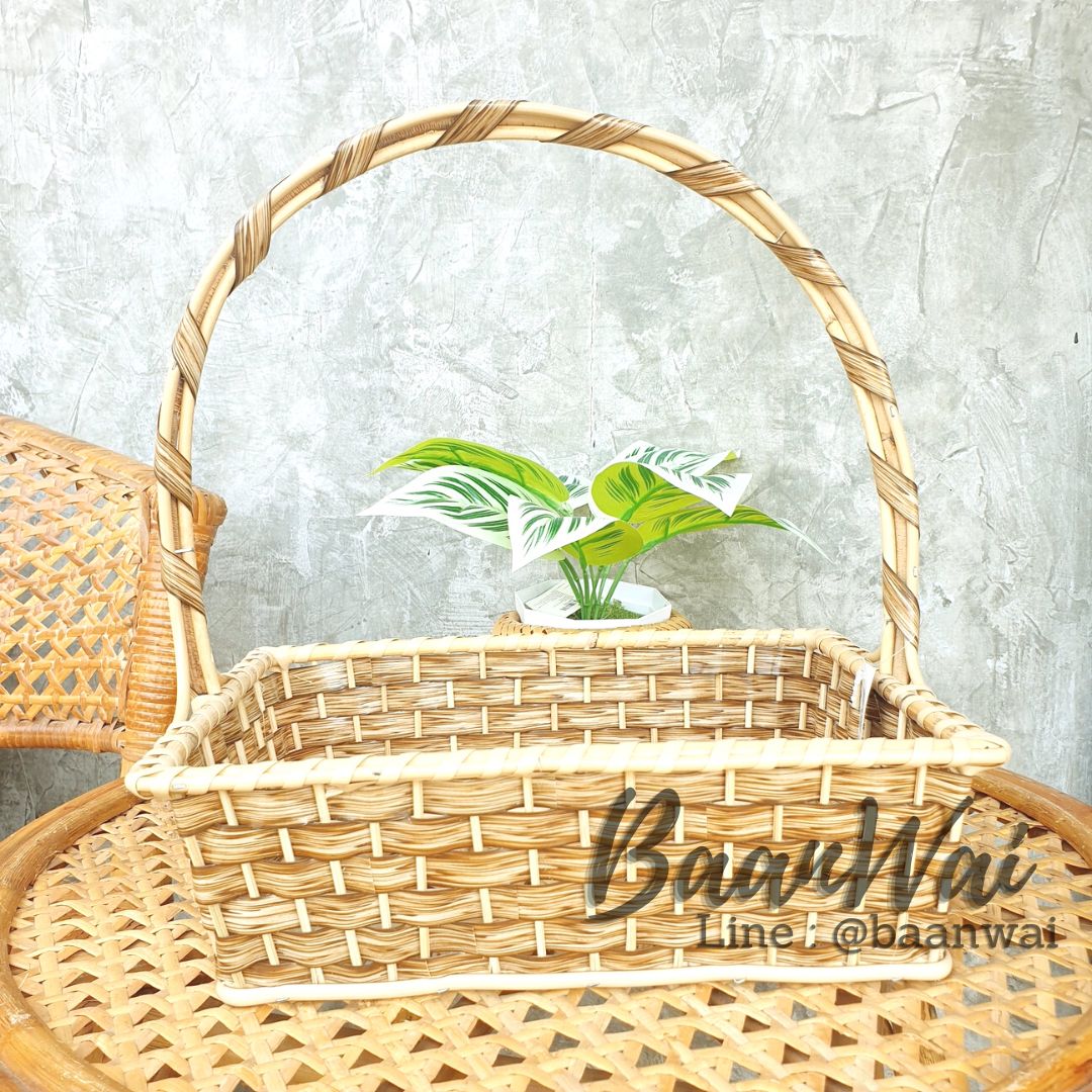 กระเช้า Code-003 หวายเทียม