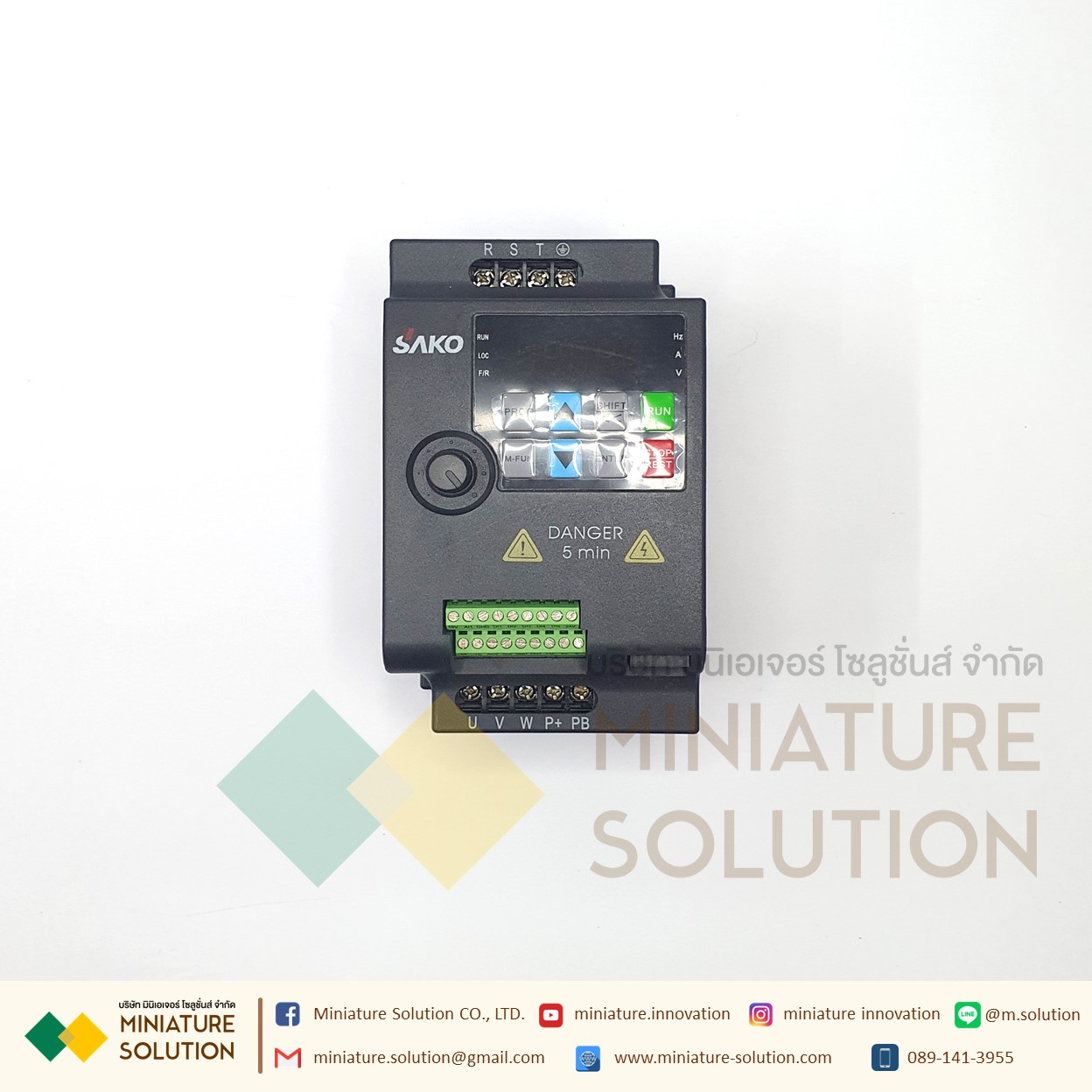 SAKO SKI780 0.75Kw 2.2Kw 5.5Kw Mini Vfd อินเวอร์เตอร์แปลงความถี่ตัวแปลงสําหรับมอเตอร์ 380VAC -> 380VAC