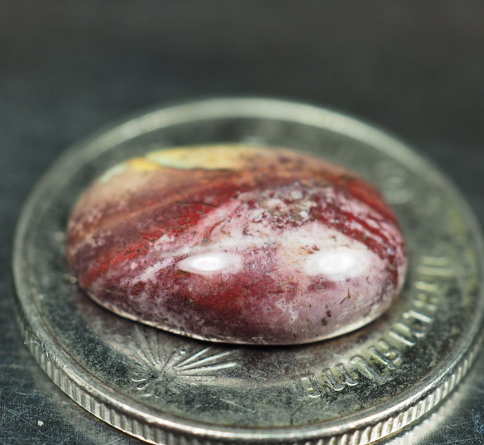 หินสีสวยลายธรรมชาติ (Crazy Lace Agate) 4.05 กะรัต