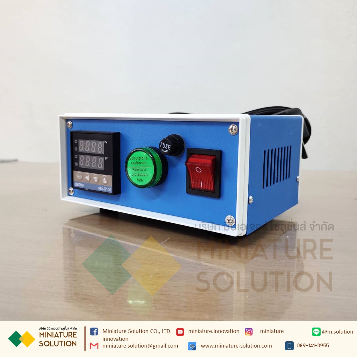 Temperature control box alarm box constant temperature temperature alarm complete set BEM102 temperature control box REX-C100 thermostat (Economic model with indicator light, insurance without alarm 800W) REX-C100