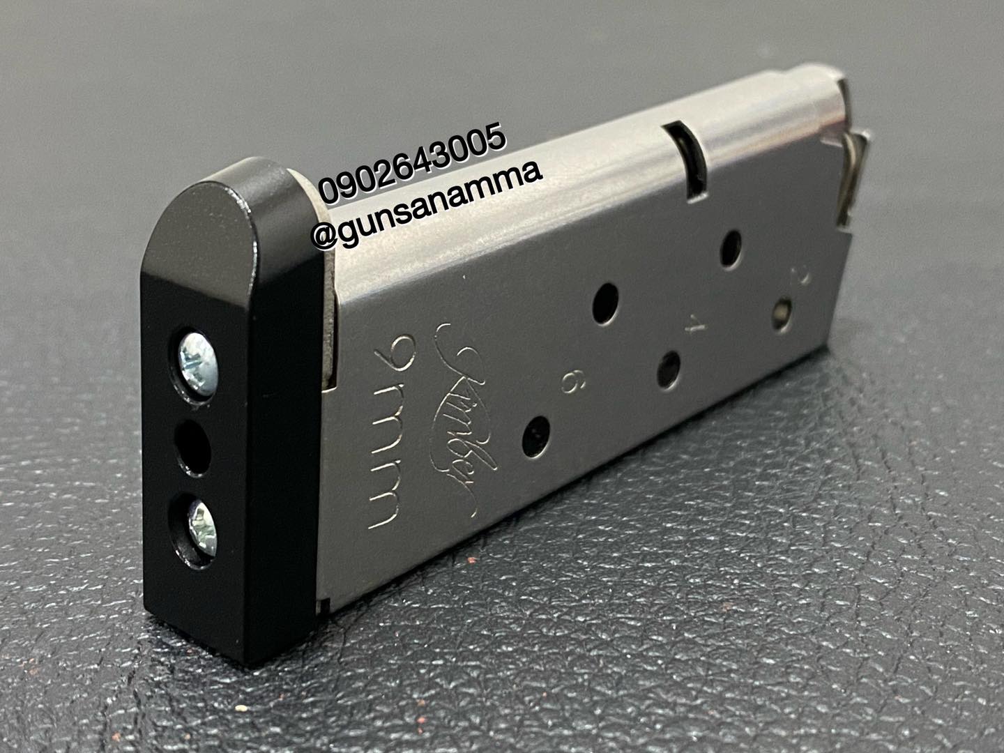 ส้นแม็กรองก้อย Kimber Micro9/1911-ยาว3.8cm x สูง0.7cm