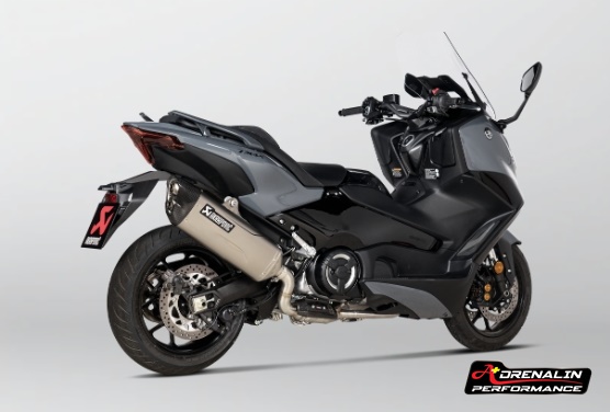 ท่อ Akrapovic full ไทเทเนียม ปลายทรงดาบ สำหรับ Tmax 560 2021+ (For Exhibition only)