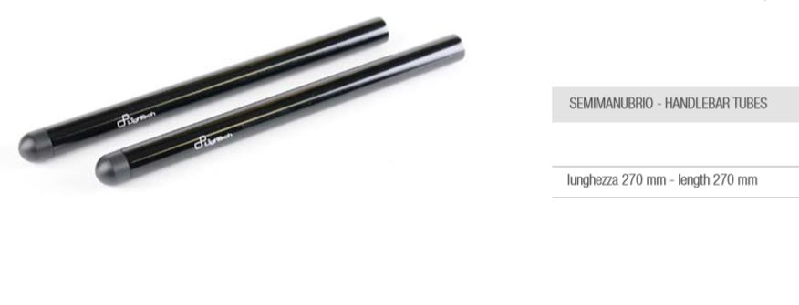 แฮนด์จับโช้ค Lightech สีดำ สำหรับโช้คขนาด 50mm ZX10 2016+