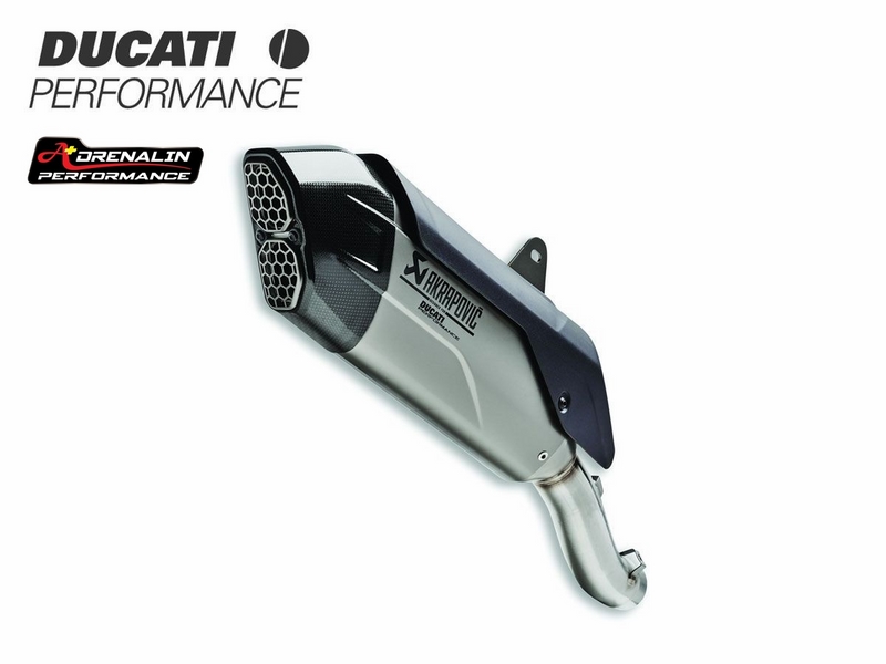 ท่อ Akrapovic สำหรับ Multistrada V4 V4S ภายใต้แบรนด์ Ducti performance (For Exhibition only)