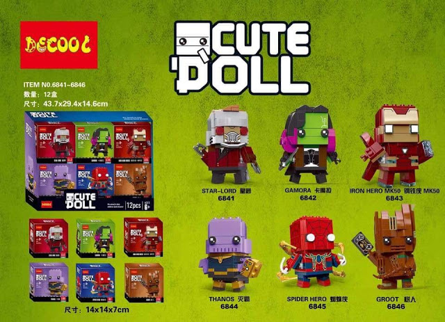 เลโก้จีน Decool.6841-6846 ชุด Cute Doll