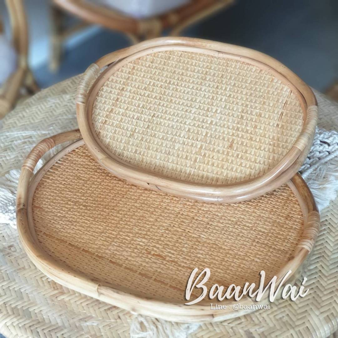 ถาดหวายแท้