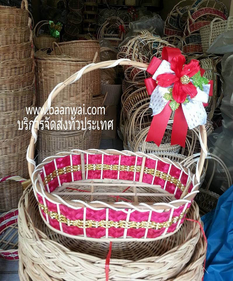 กระเช้า Code-001 ทรงรี