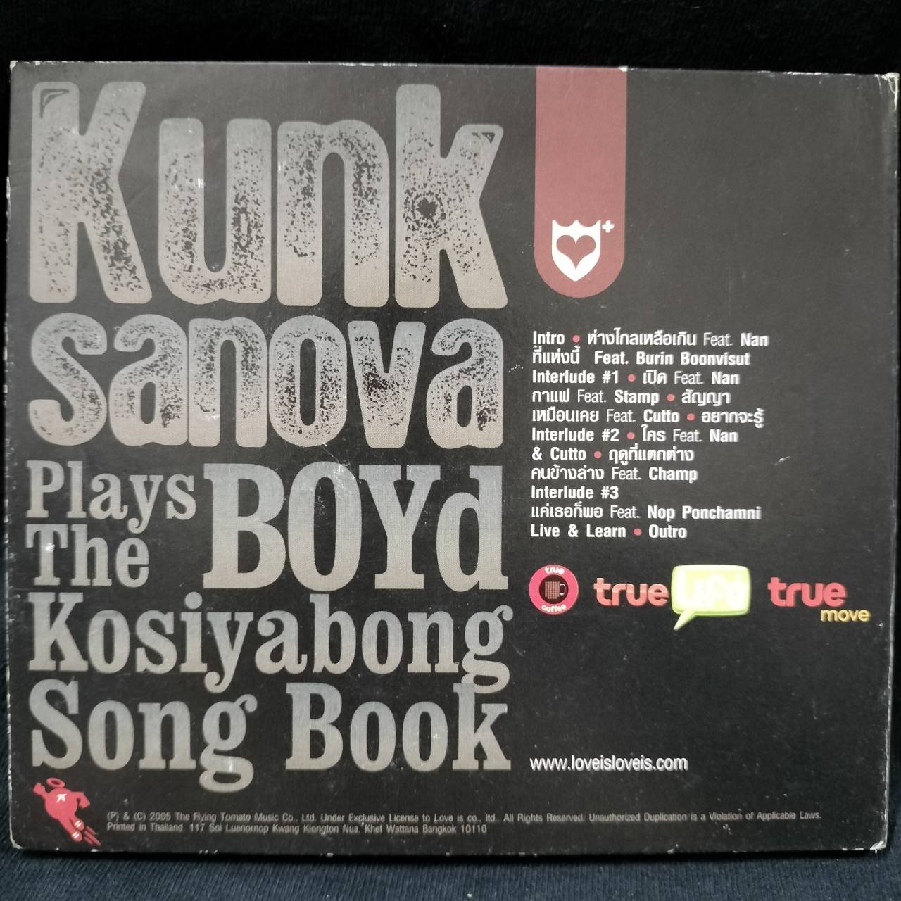 Kunksanova - Kunksanova Plays The BOYd Kosiyabong Song Book / ปกเจาะ / แผ่นโปรโม / มีรอยบ้าง