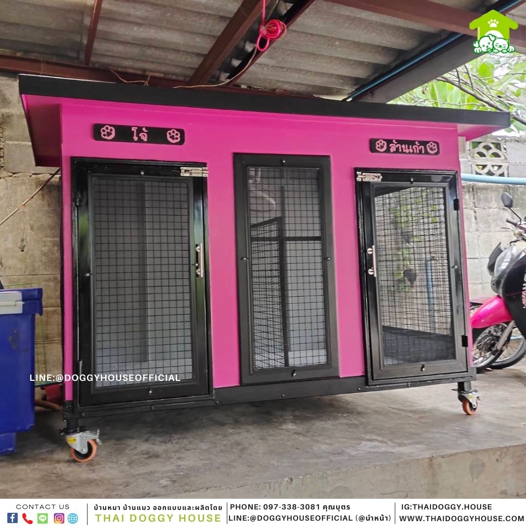 บ้านหมา Box Style 2 ประตู
