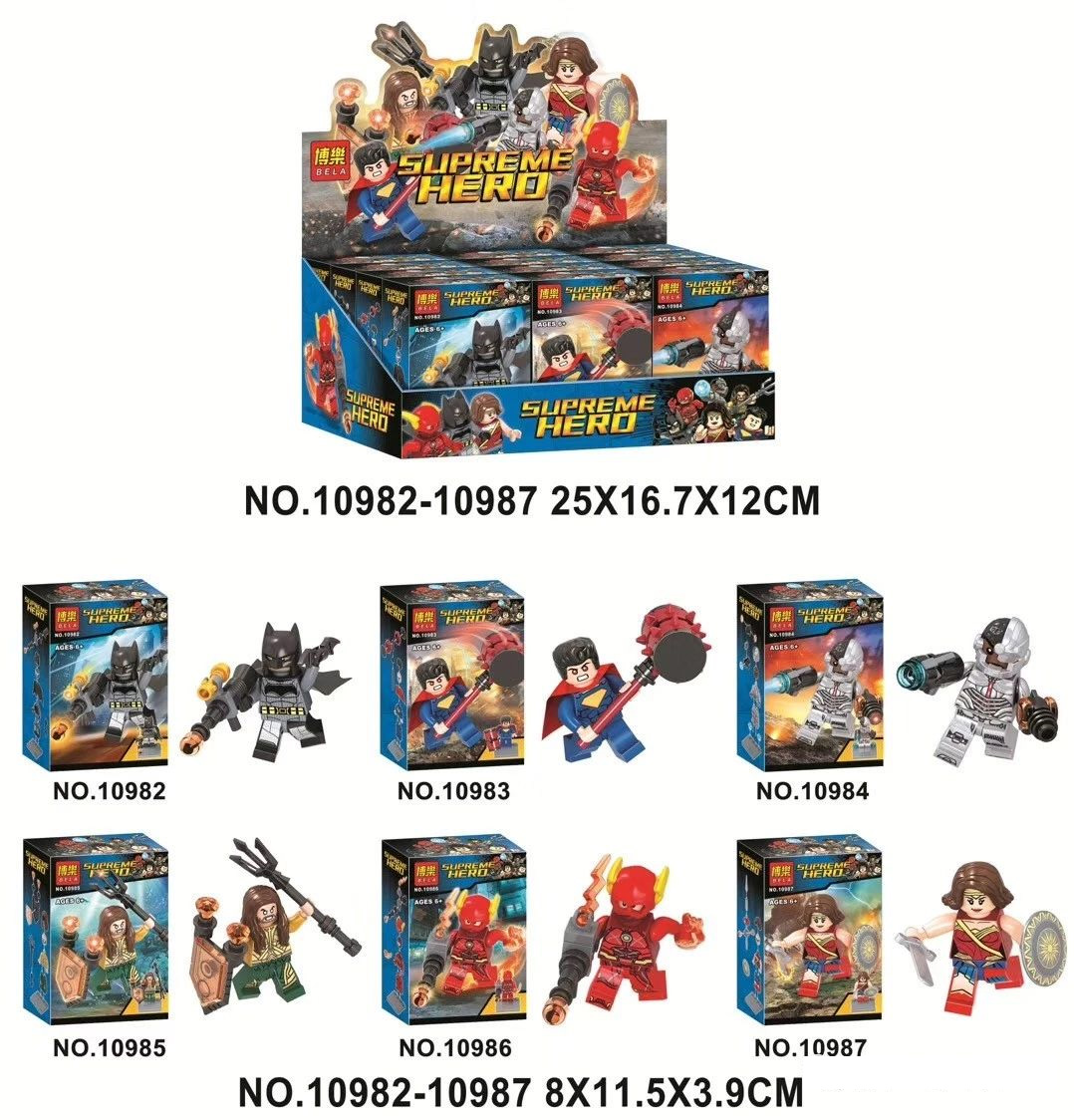 เลโก้จีน BELA10982-10987 ชุด Super Heroes