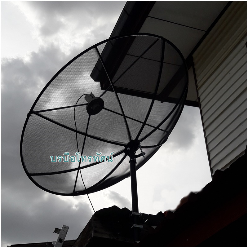 รับติดตั้งจานดาวเทียมใหญ่PSI C-BAND1.5เมตรX2/5G+S2X