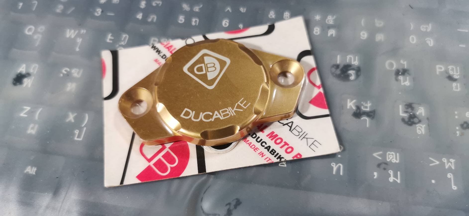 Ducabike Timing Inspection Cover ฝาไทม์มิ่ง ฝาปิดจานไฟ สำหรับ Hyper 821