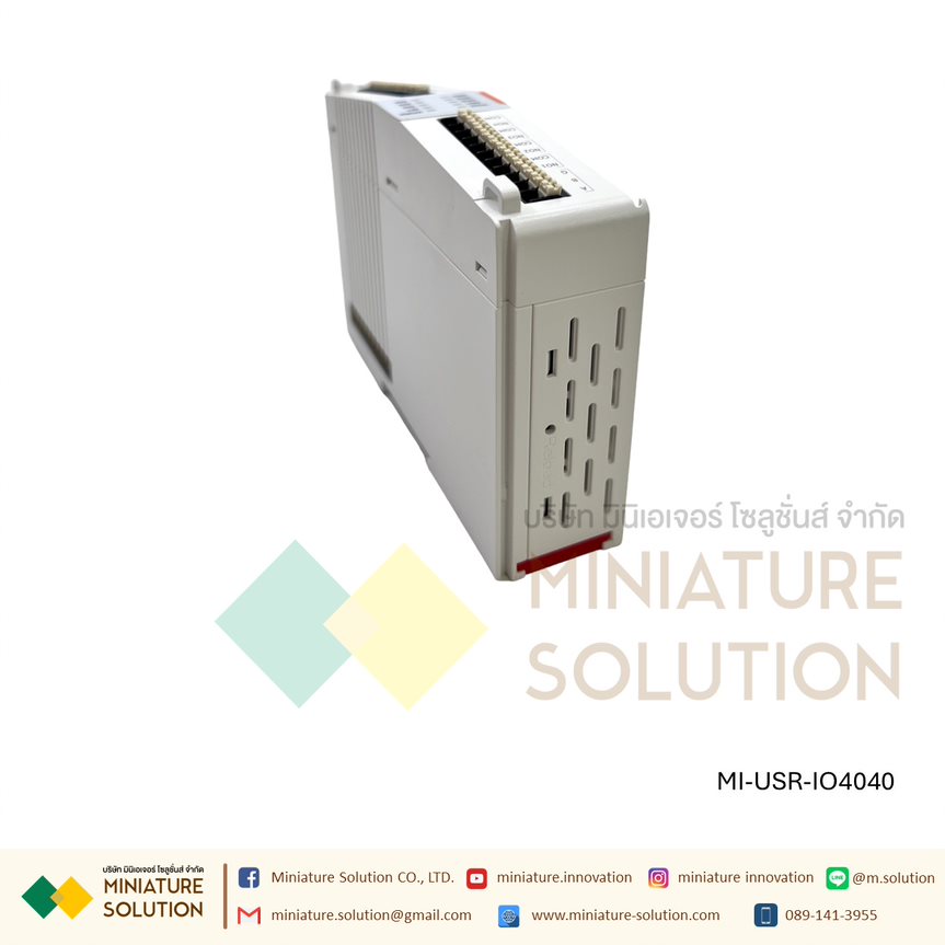 USR-IO0440/MI-USR-IO4040 (4AI+4DO expansion machine) โมดูลต่อเพิ่มสำหรับ USR-M100