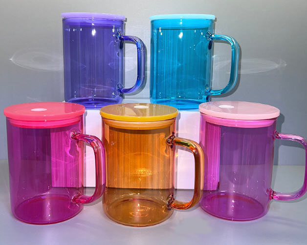 แก้วน้ำ,แก้วน้ำ,แก้วน้ำหูจับ,แก้วพร้อมฝาปิด,แก้วใส,15oz