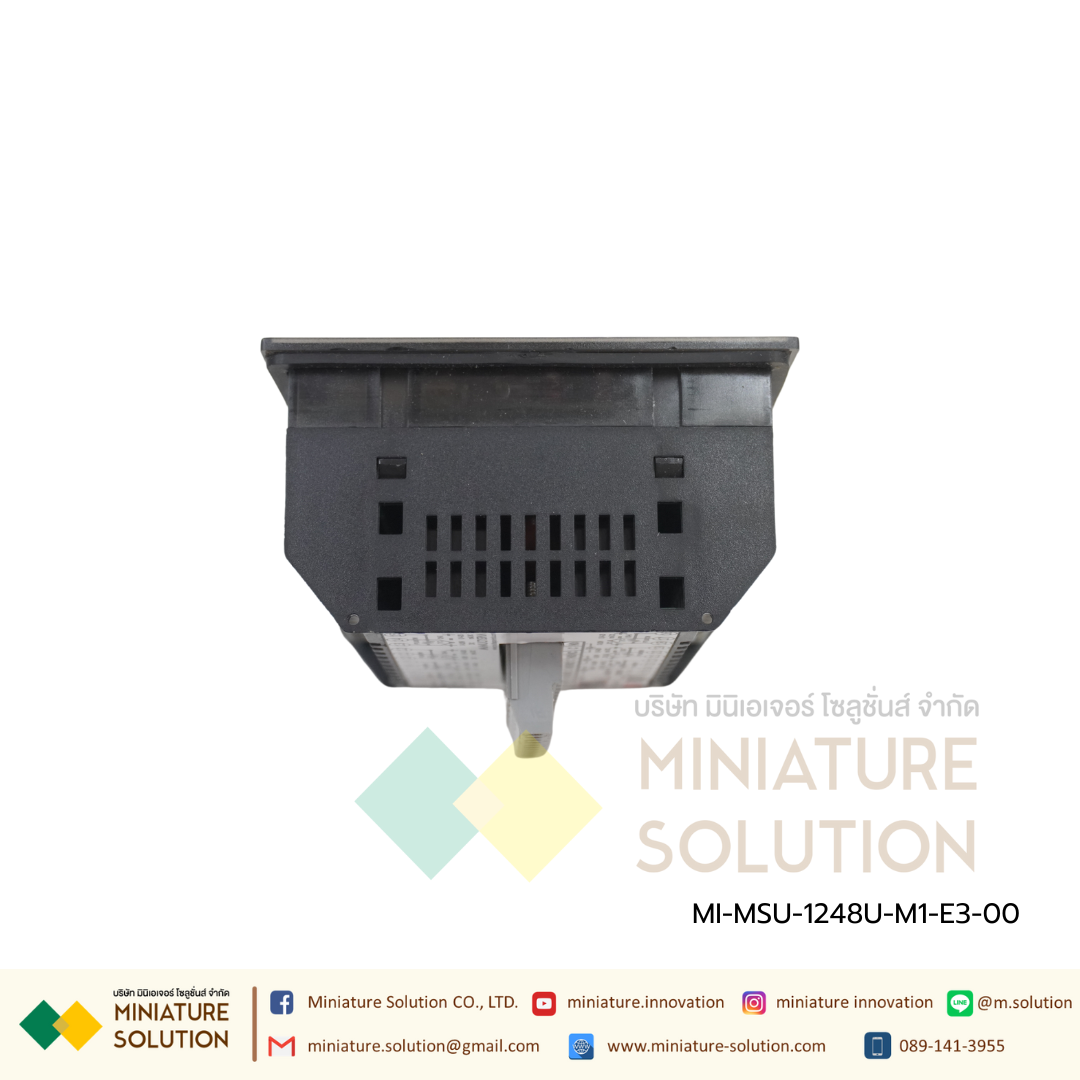 MSU-1248U-M1-E3-00 Scanner -8 Channel with RS-485 MODBUS Input Type : J/K/Pt-100/4-20mA DC/0-10V DC/0-20mA 4 Relay