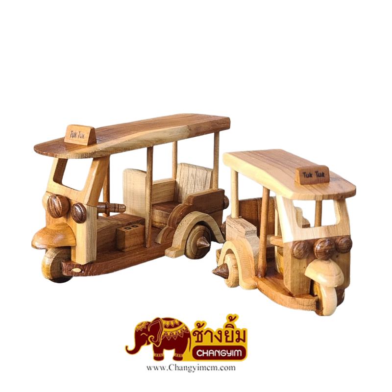 รถตุ๊กตุ๊กไม้