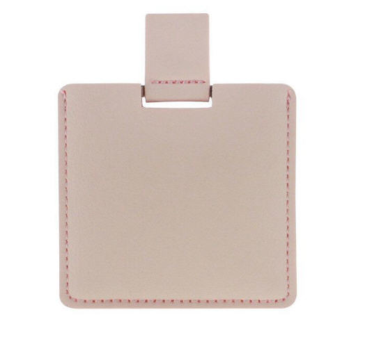 กระจก+พร้อมซองหนังPU,กระจกพร้อมซองหนังPU,สกรีนโลโก้,ติดโลโก้