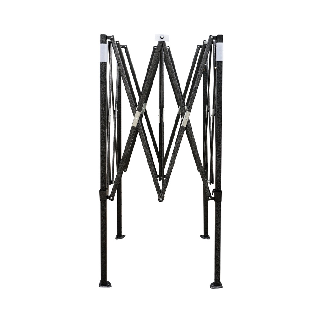 เต้นท์สนามพับได้ครบชุดผ้า+โครงเหล็ก ขนาด 2*2 เมตร สำหรับแม่ค้าขายของตลาดนัด กันฝน