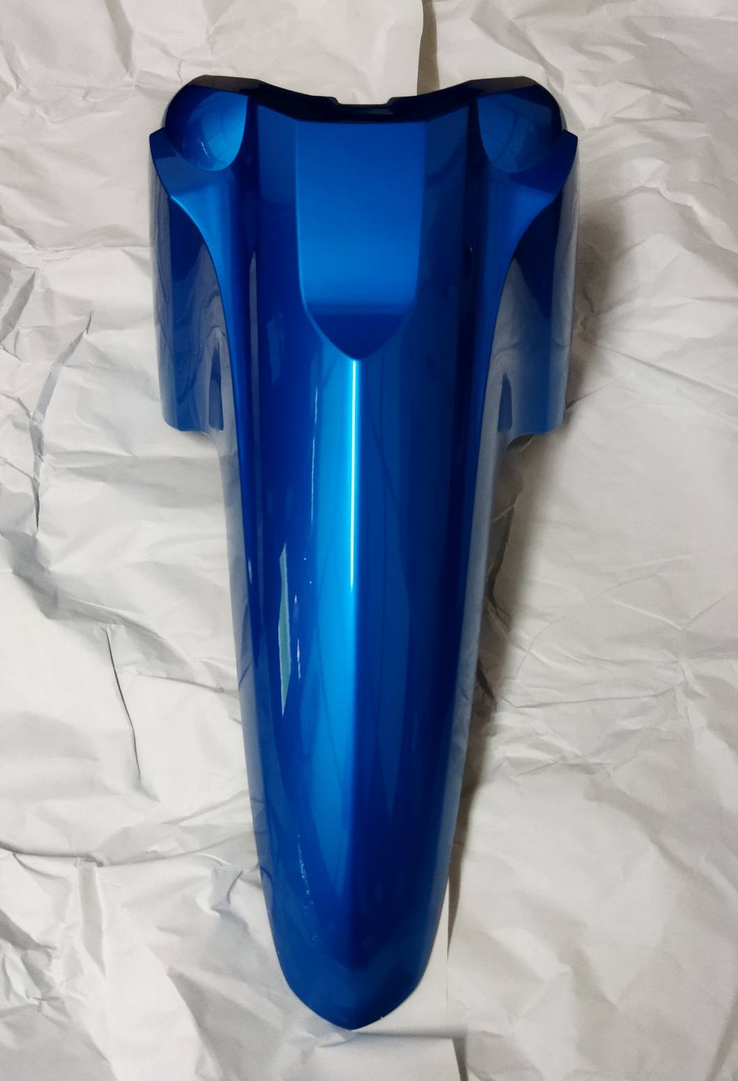 บังโคลนหน้าสีฟ้า B189C สำหรับรุ่น WAVE125X อะไหล่แท้ HONDA 61100-KVR-600ZR