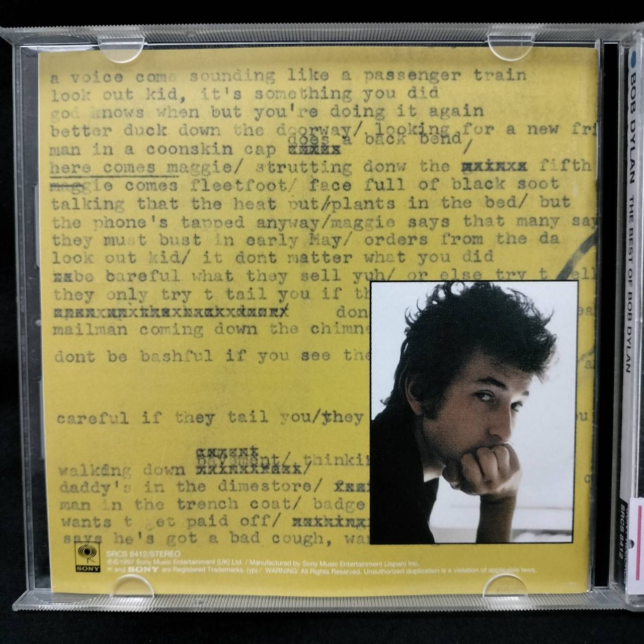 Bob Dylan – The Best Of Bob Dylan / JAPAN / แผ่นเป็นรอย