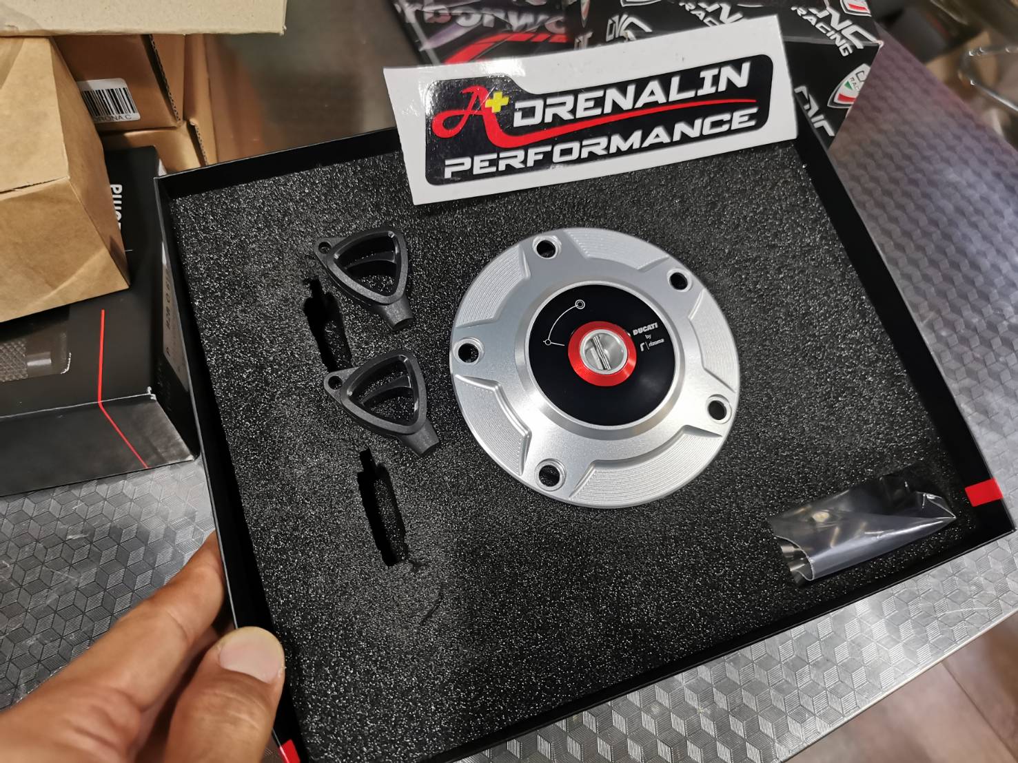 ฝาถังน้ำมัน Ducati performance by Rizoma สำหรับ Panigale 899 1199